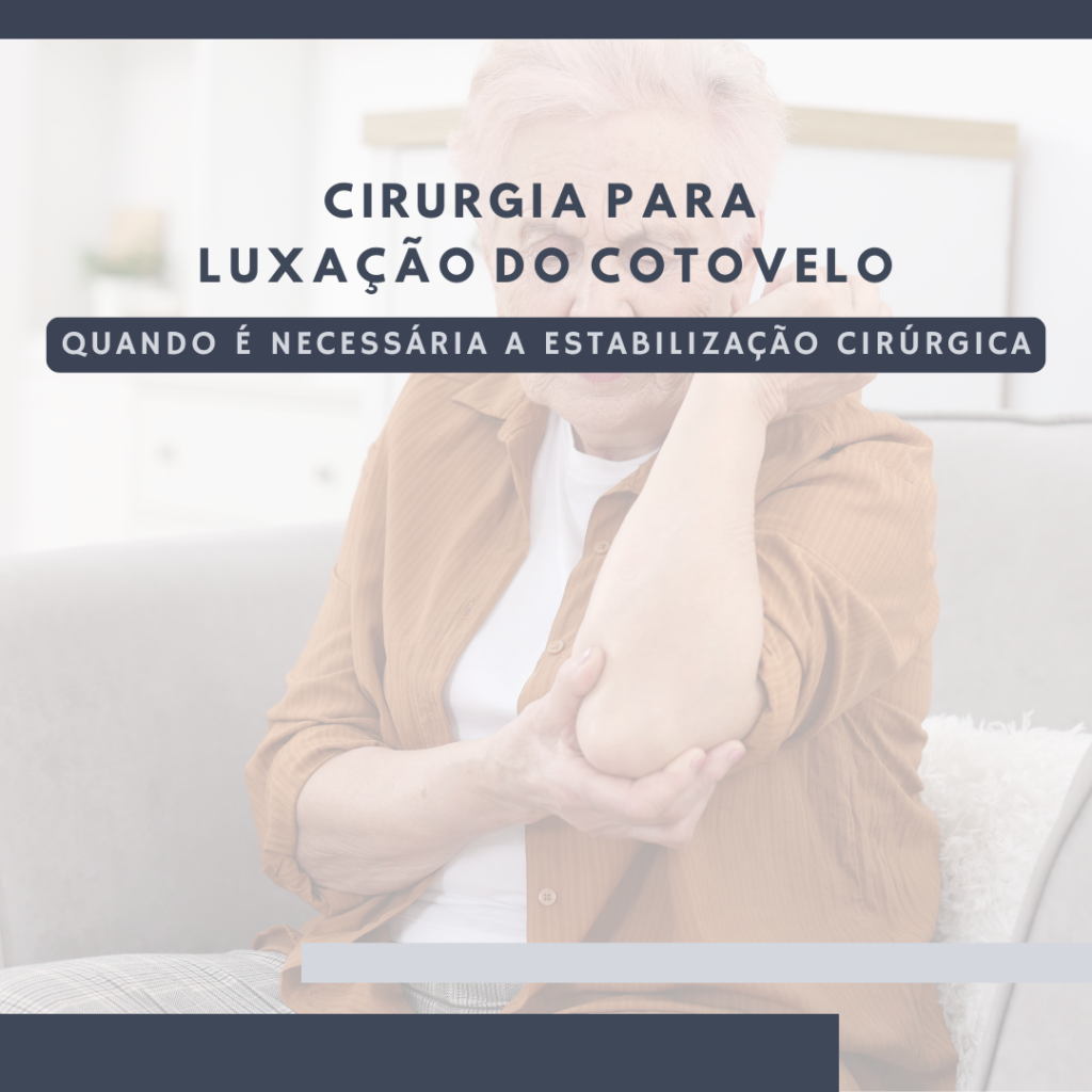 luxação de cotovelo